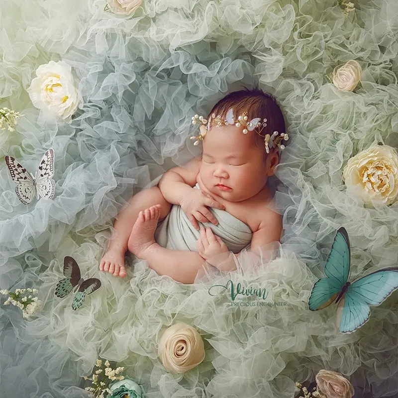 Forest Mesh Heart Set - Newborn Photography Theme - Image 3